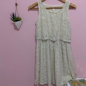 Kids white dress